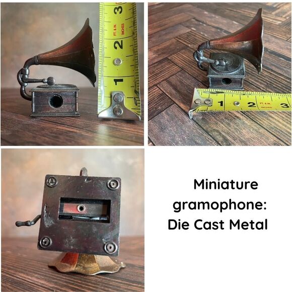 Three Vintage Die-Cast Pencil Sharpeners – 1970s – Upright Piano, Grand Piano - Picture 6 of 8